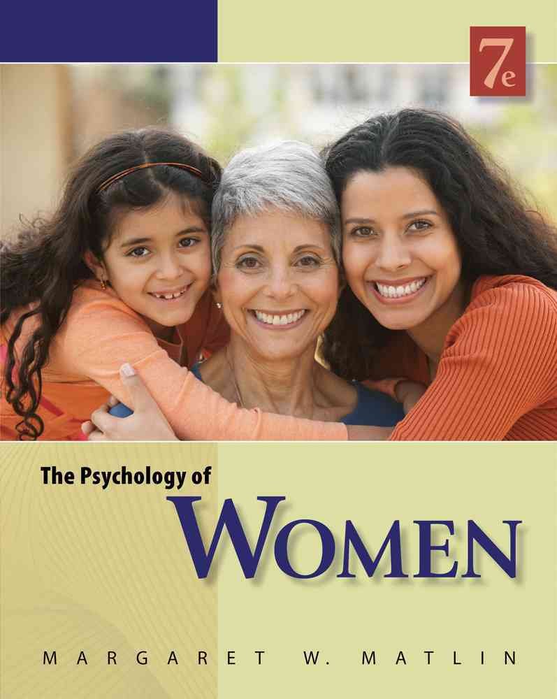 The Psychology of Women (PSY 477 Preparation for Careers in Psychology) cover image