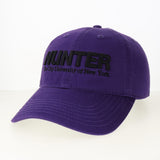Legacy Purple Baseball Cap w/Hunter Black Logo